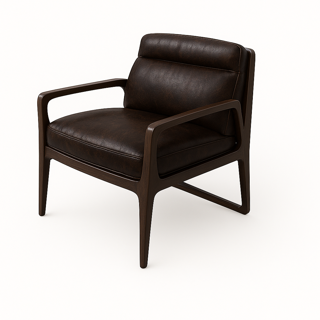 Fotoliu piele MARO Inchis | model DARIA