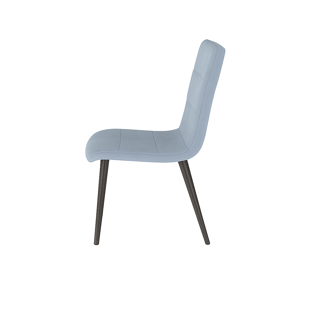 Scaun catifea GALBENA | model LUXY