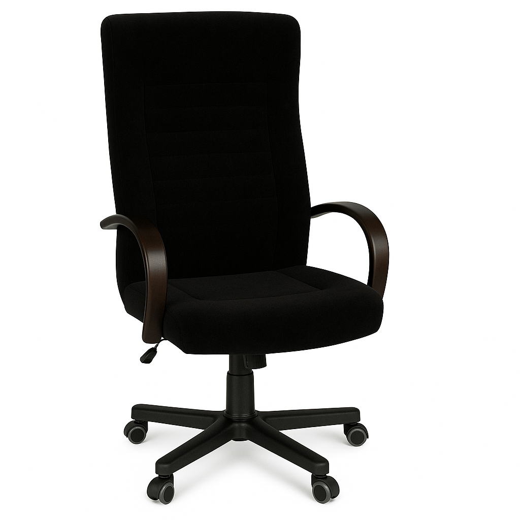 Scaun ergonomic catifea NEAGRA | model DALIA P