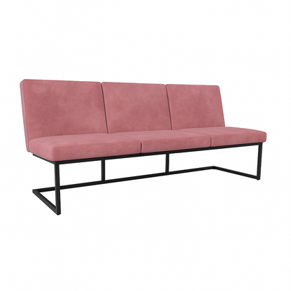 Bancheta catifea  CABALLERO culoare ROZ