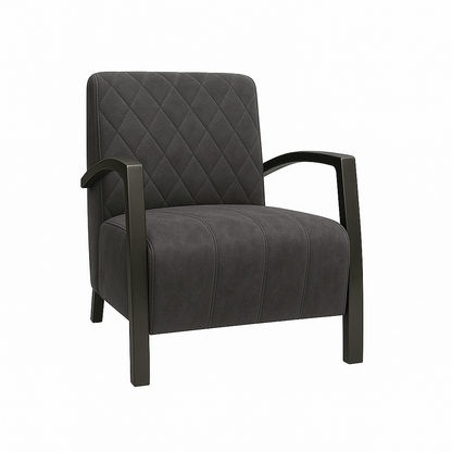 Fotoliu catifea GRI | model DIAMOND