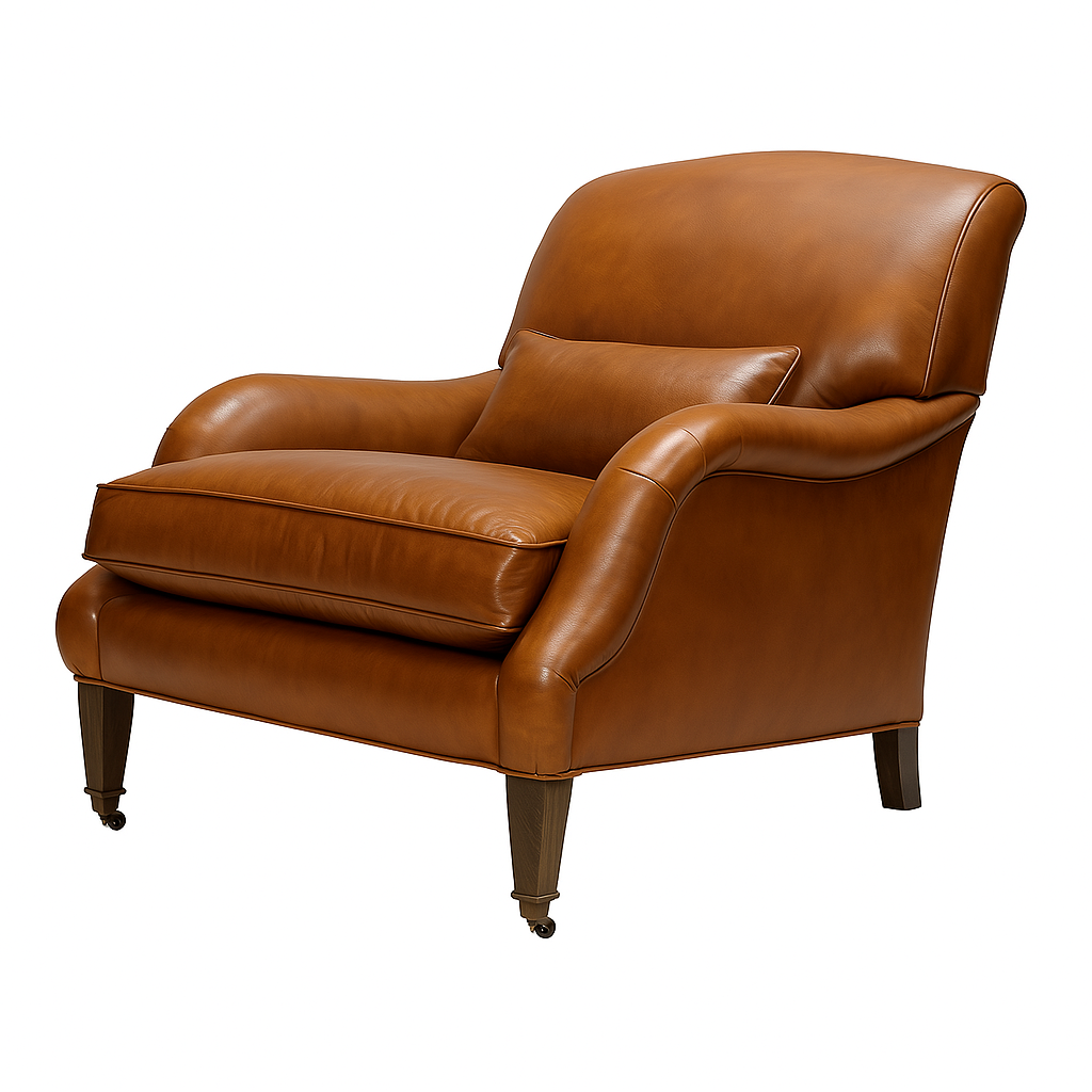 Fotoliu piele TORE culoare MARO