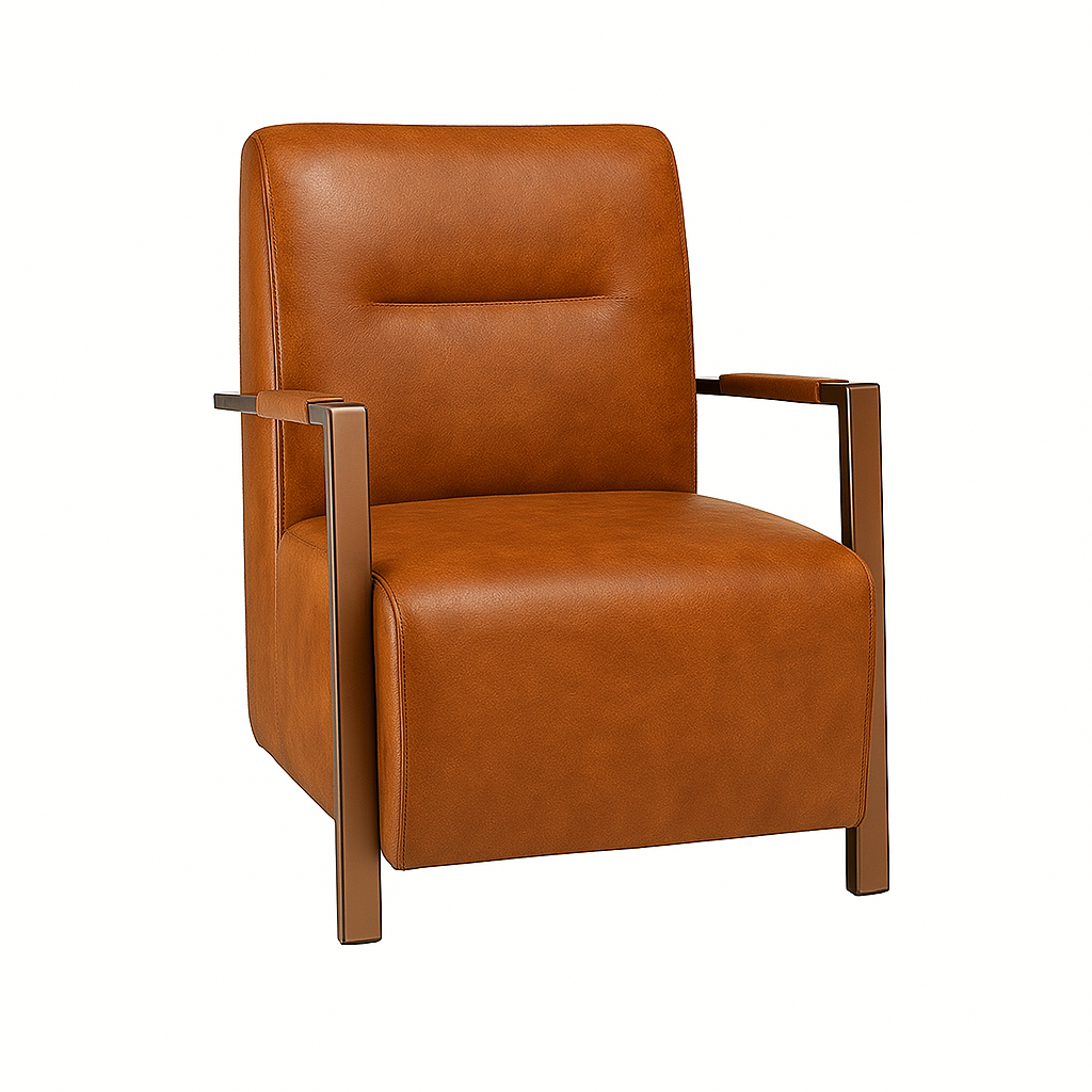 Fotoliu piele COMO culoare MARO DESCHIS