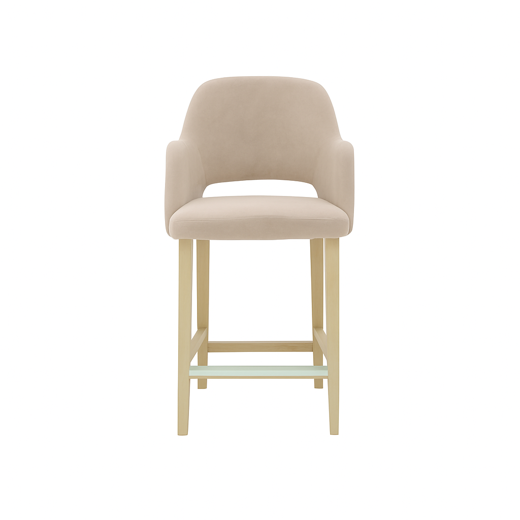 Scaun bar catifea | model APRIL