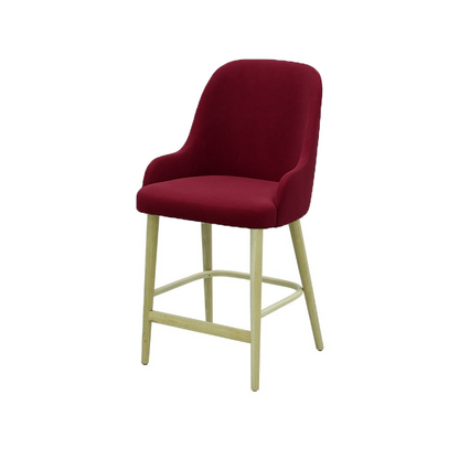 Scaun bar catifea VERDE | model ROCCO