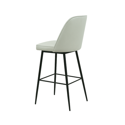 Scaun bar piele naturala BEJ | model FOX