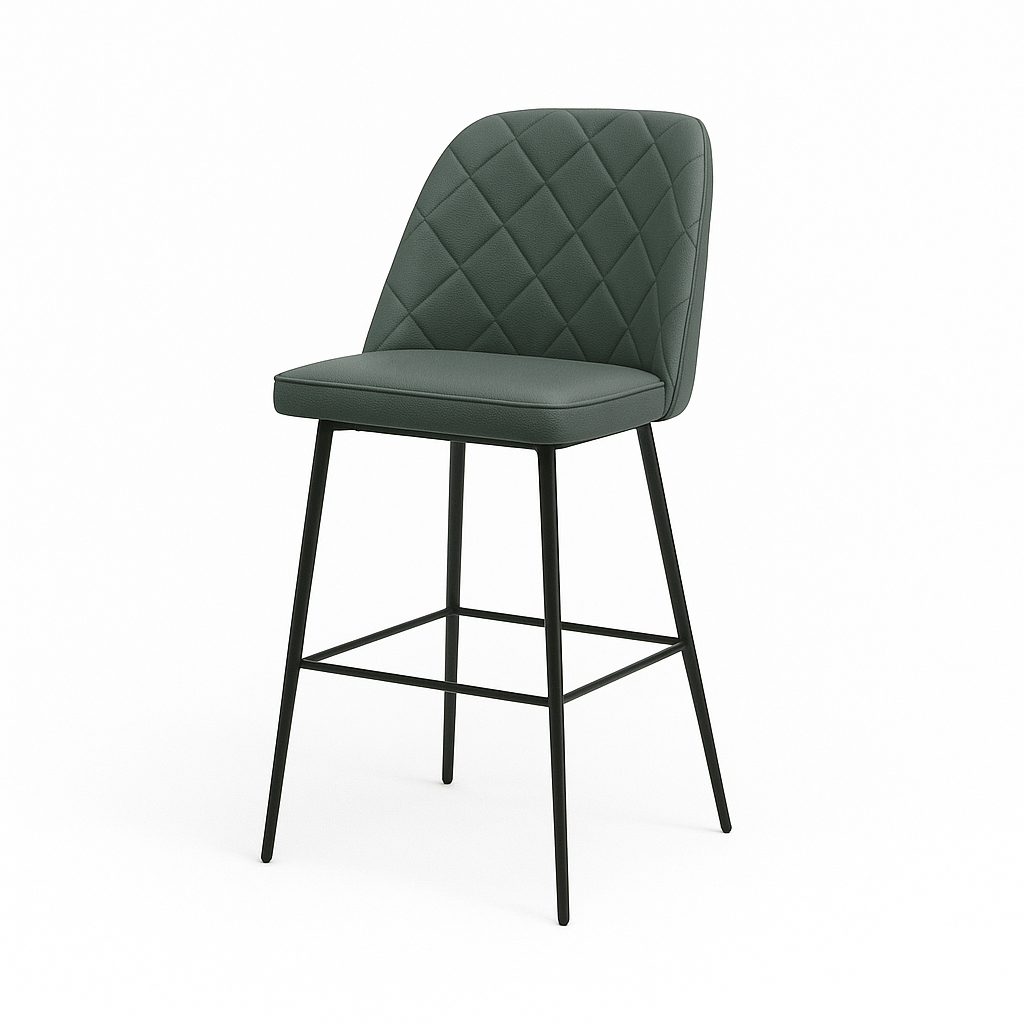 Scaun bar piele naturala ALBA | model FOX