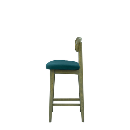 Scaun bar catifea GALBENA | model CLEO