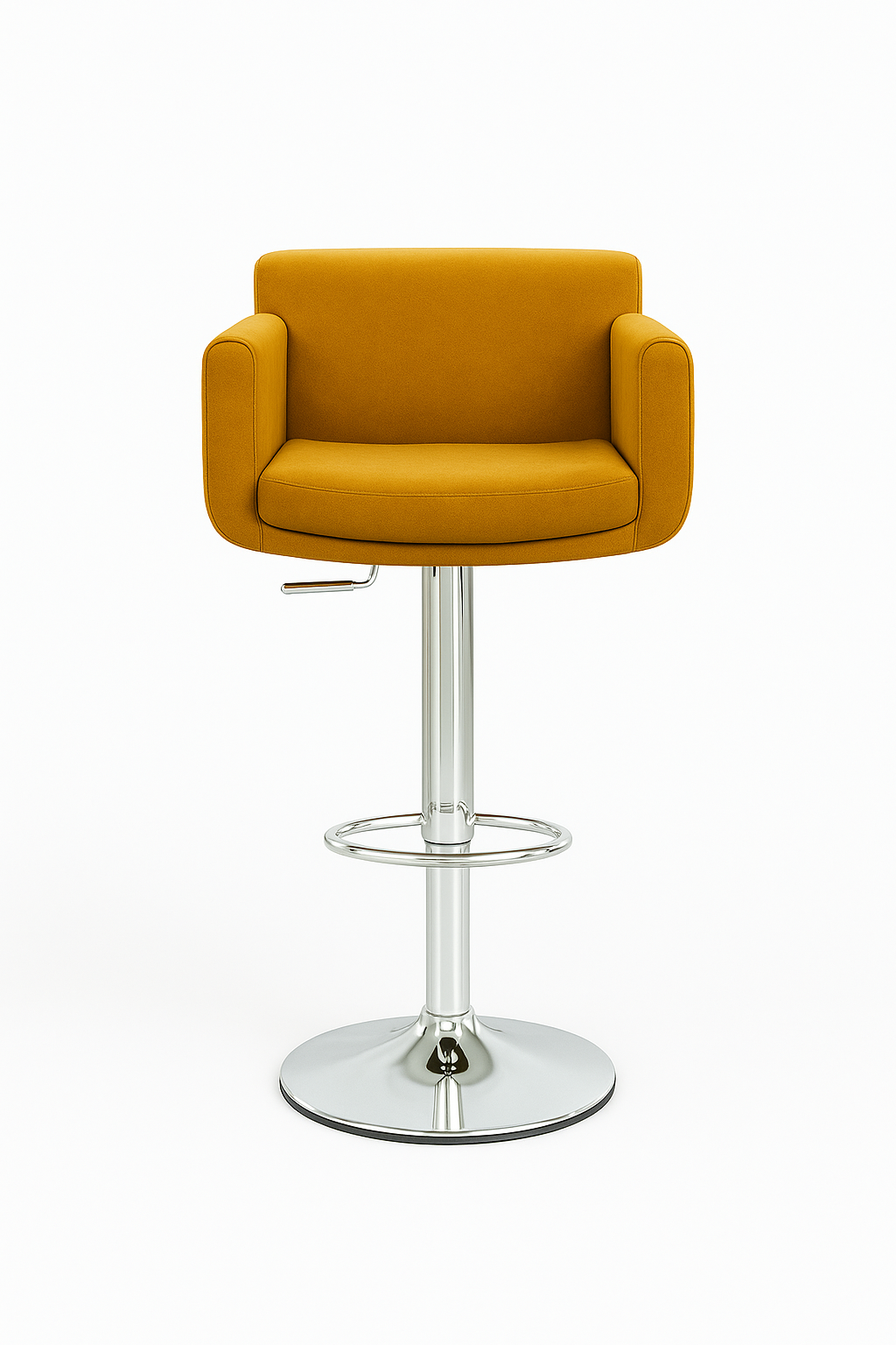 Scaun bar catifea GALBENA | model IDA