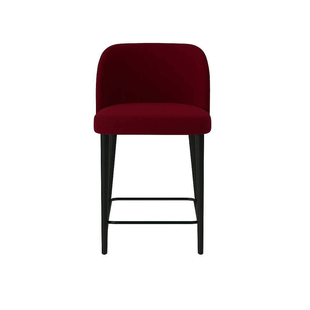 Scaun insula catifea ALBASTRA | model IVA