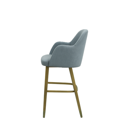 Scaun bar catifea ALBASTRA | model PINO