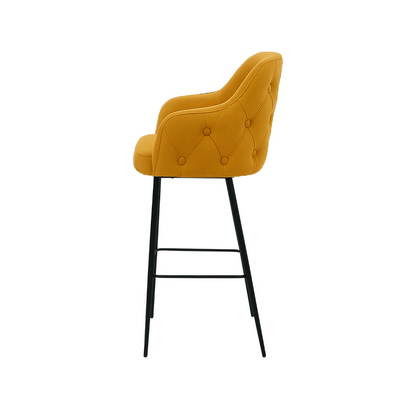 Scaun bar catifea TURCOAZ | model TEONA