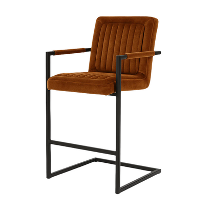 Scaun bar catifea MARO model TRUM