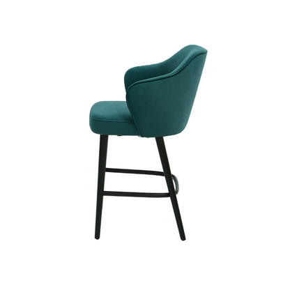 Scaun bar catifea VERDE | model ZEUS