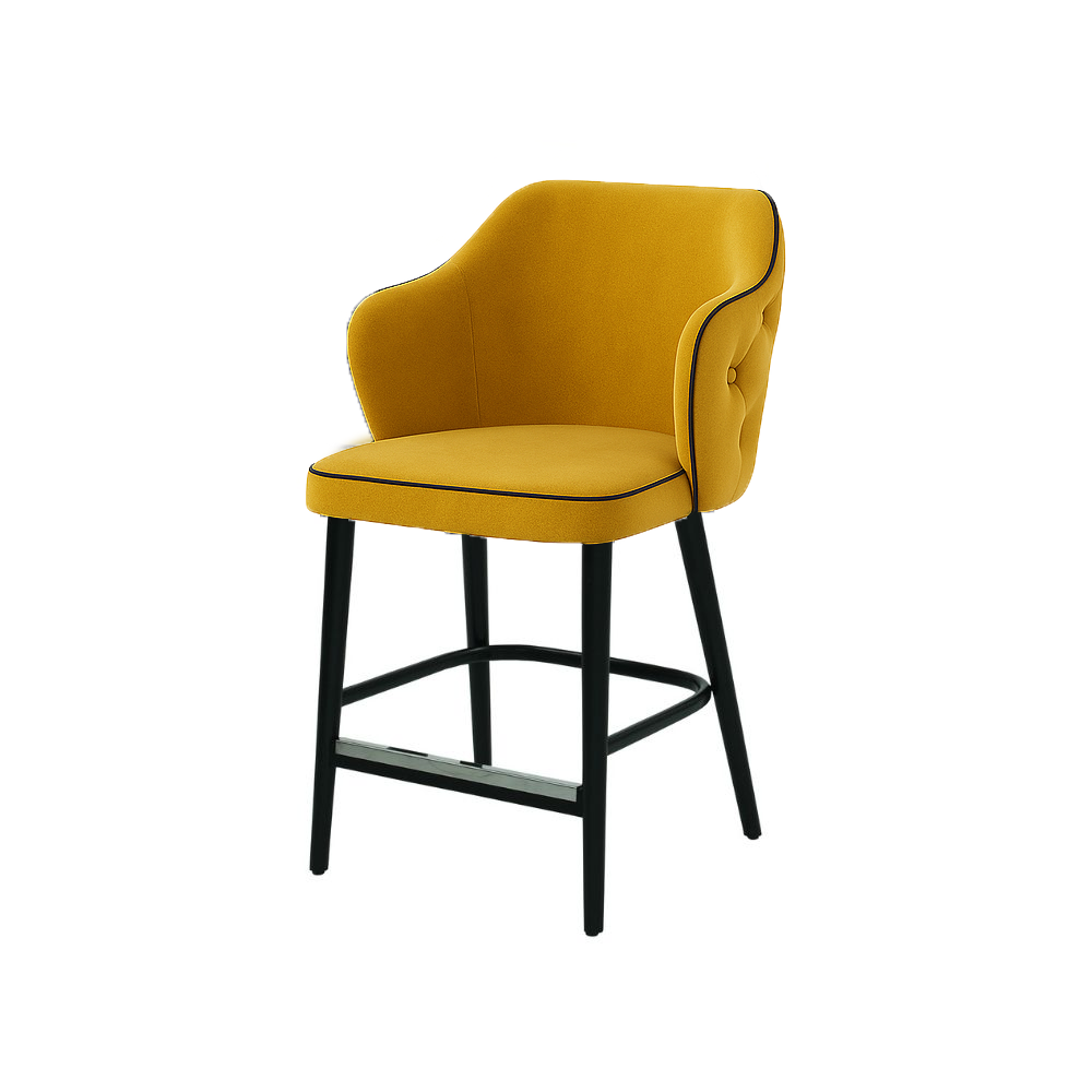 Scaun bar catifea TURCOAZ | model ZOE