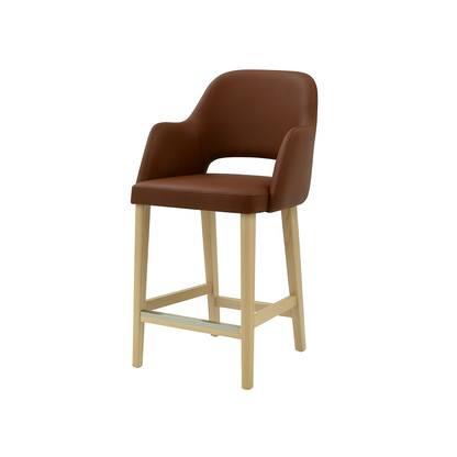 Scaun bar piele ROSIE | model APRIL