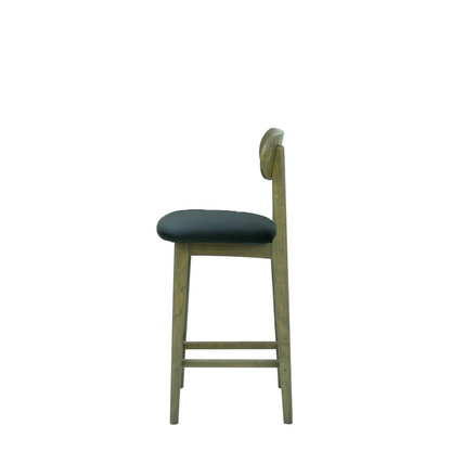 Scaun bar piele BEJ | model CLEO