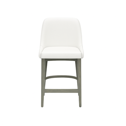 Scaun bar piele naturala BEJ | model GINA