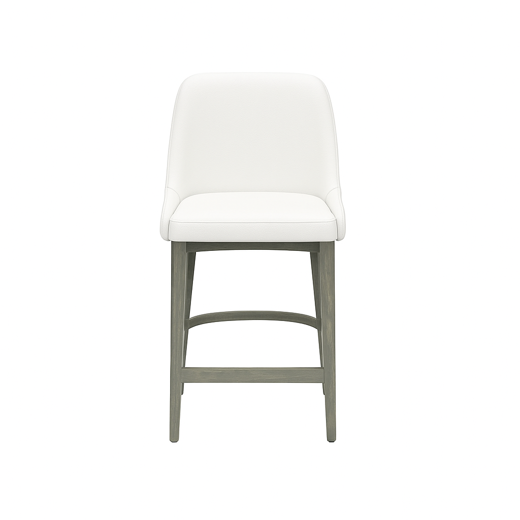 Scaun bar piele GALBENA | model GINA