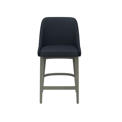 Scaun bar piele ALBASTRA | model GINA