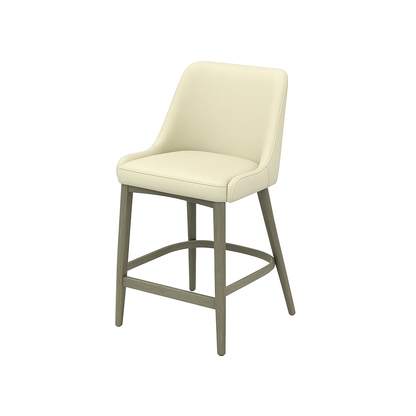 Scaun bar piele VERDE | model GINA