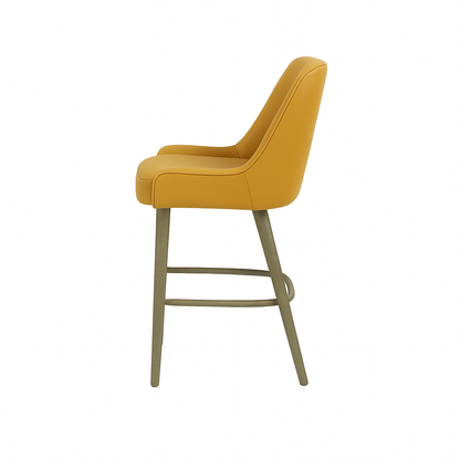 Scaun bar piele ALBASTRA | model GINA