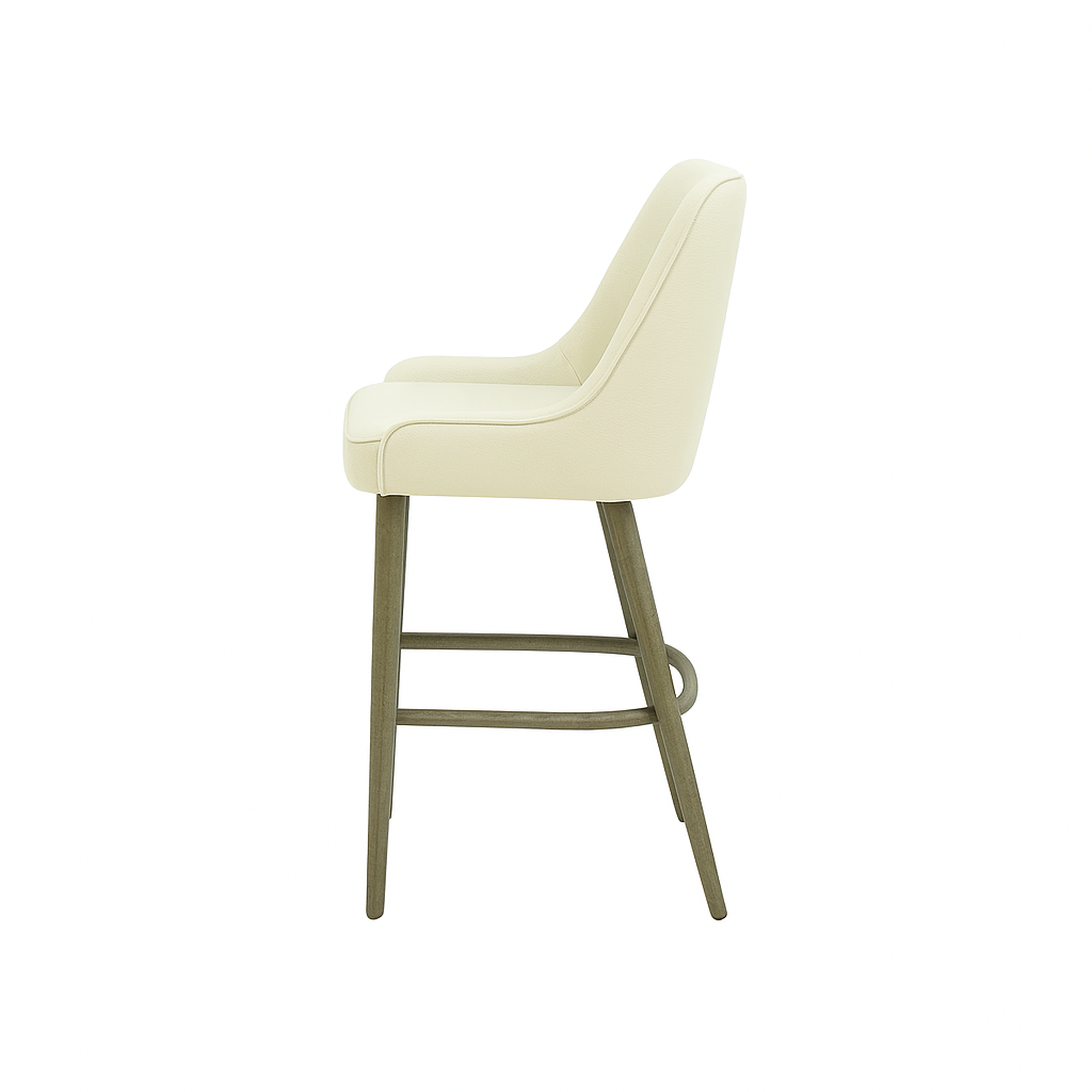 Scaun bar piele ALBA | model GINA