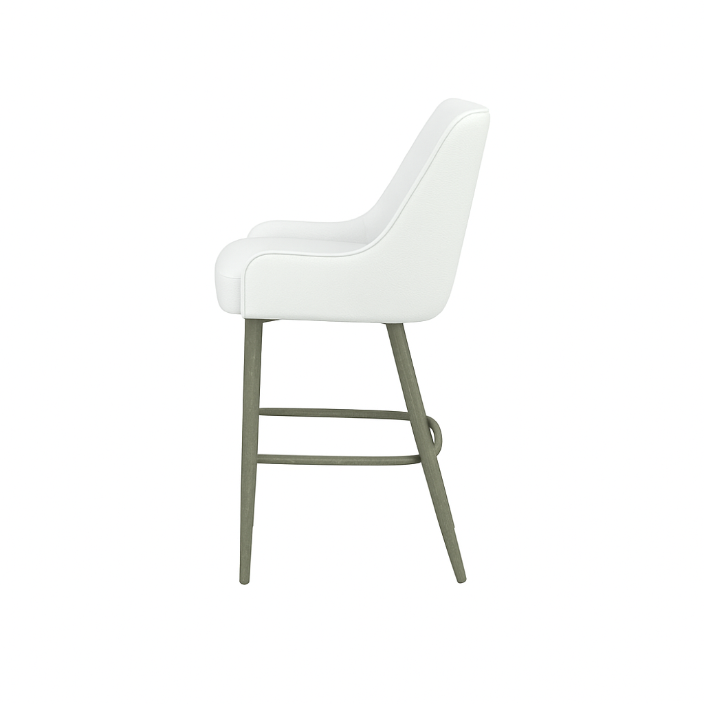 Scaun bar piele ALBA | model GINA