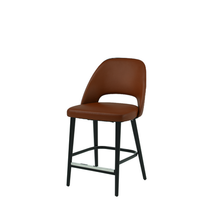 Scaun bar piele GALBENA | model GABE