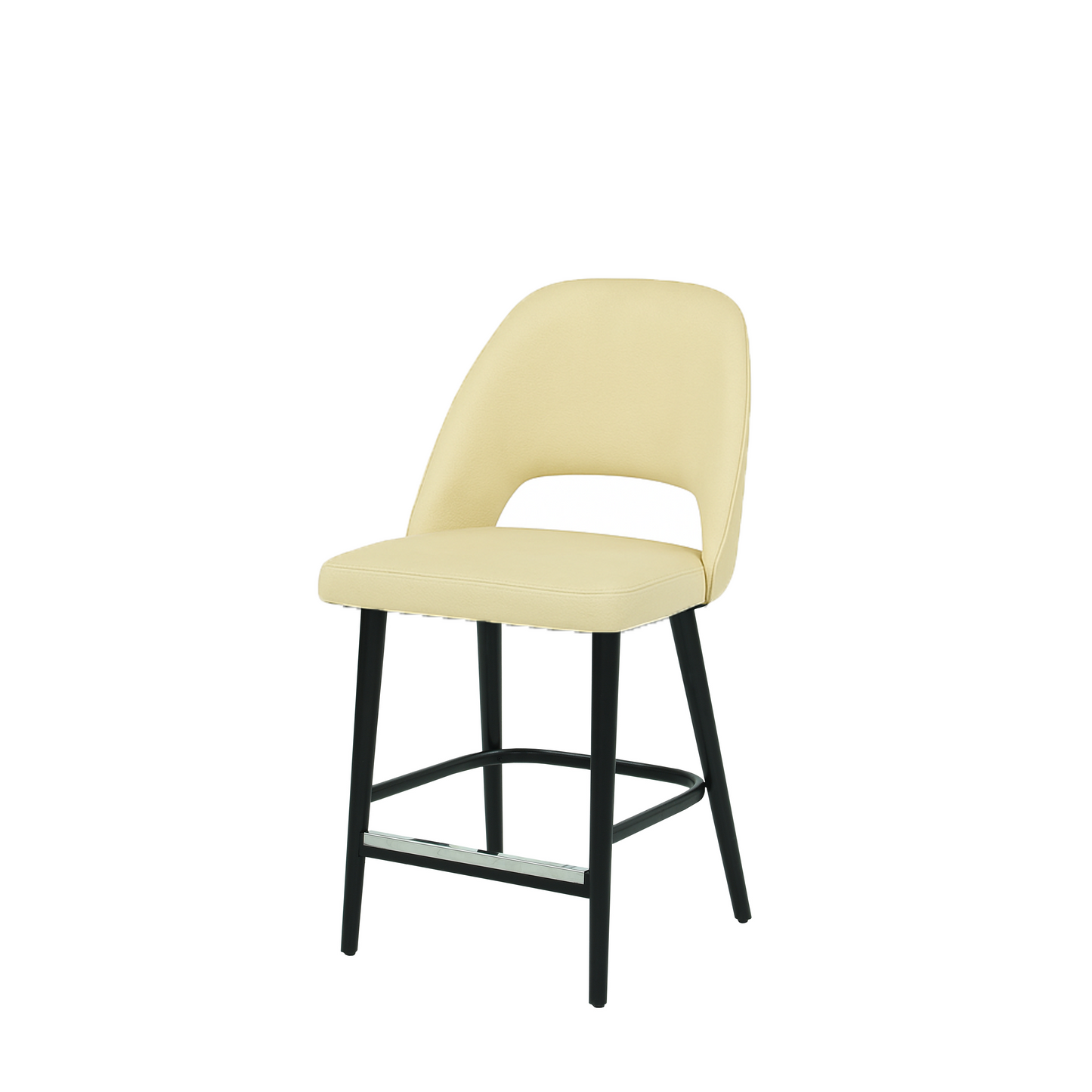 Scaun bar piele ALBASTRA | model GABE