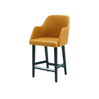 Scaun de bar piele VERDE | model PINO