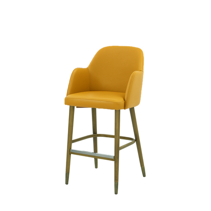 Scaun bar piele VERDE | model PINO