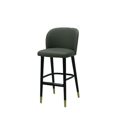 Scaun bar piele VERDE | model SAM