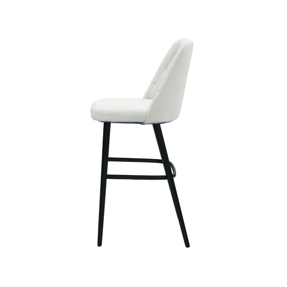 Scaun bar piele VERDE | model SCOT