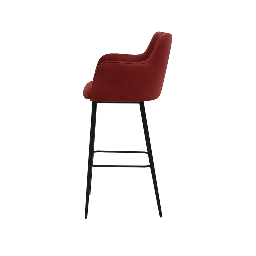 Scaun bar piele BEJ | model SINDY