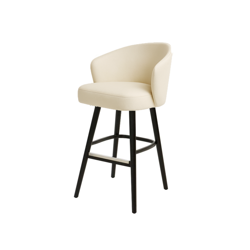 Scaun bar piele VERDE | model BRUNO