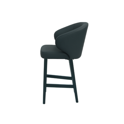 Scaun bar piele naturala BEJ | model CAPRICE