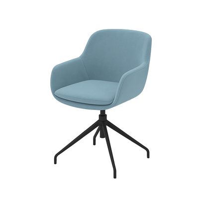 Scaun catifea ALBASTRA | model FEBE