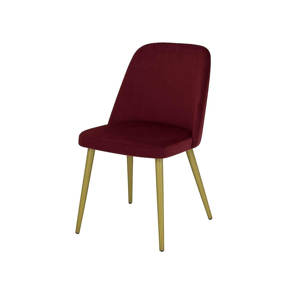 Scaun catifea ROZ | model FOX