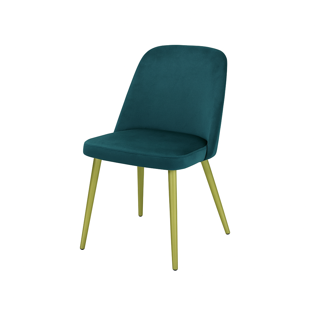 Scaun catifea VERDE | model FOX