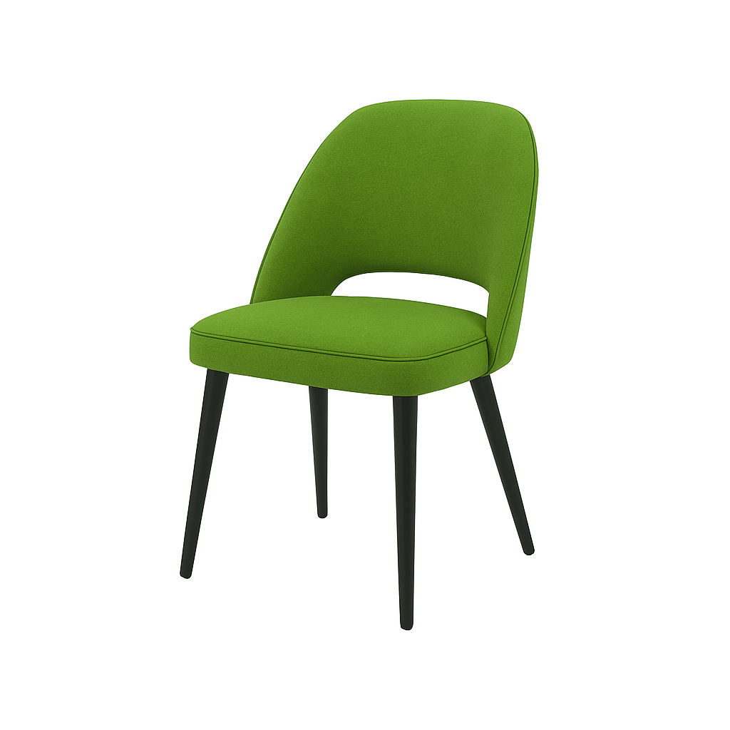 Scaun catifea GALBENA | model GABE