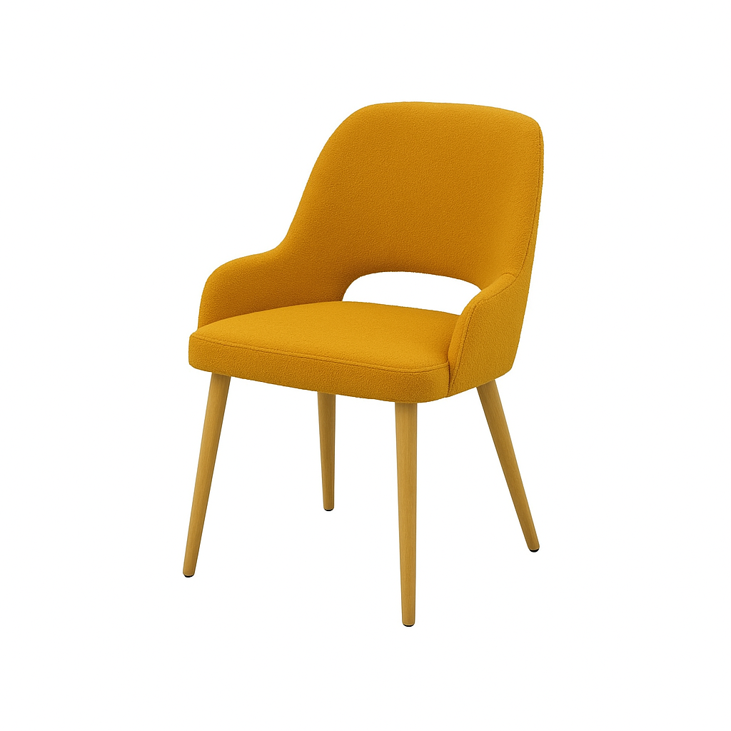 Scaun catifea ROZ | model HUGO