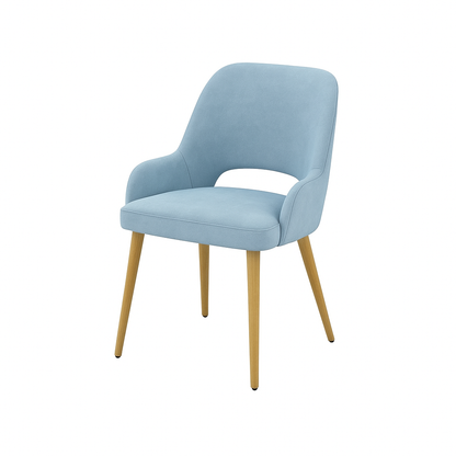 Scaun catifea ROZ | model HUGO