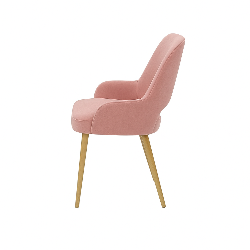 Scaun catifea BORDO | model HUGO