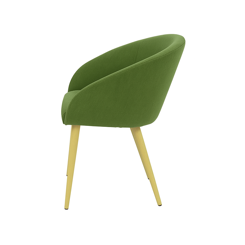 Scaun catifea GALBENA | model IBIS