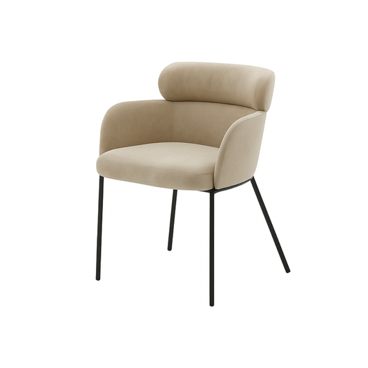 Scaun catifea BEJ | model LENY