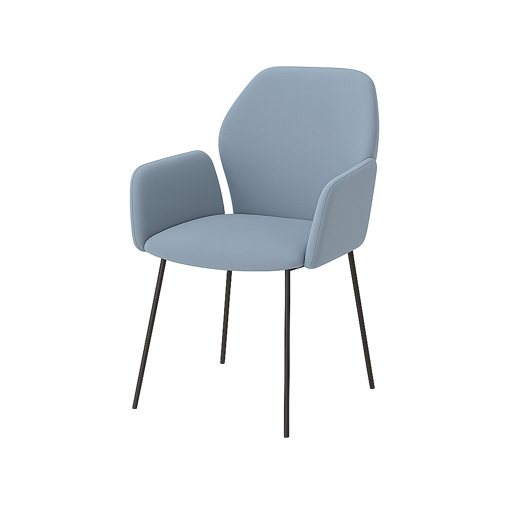 Scaun catifea ALBASTRA | model PETRA