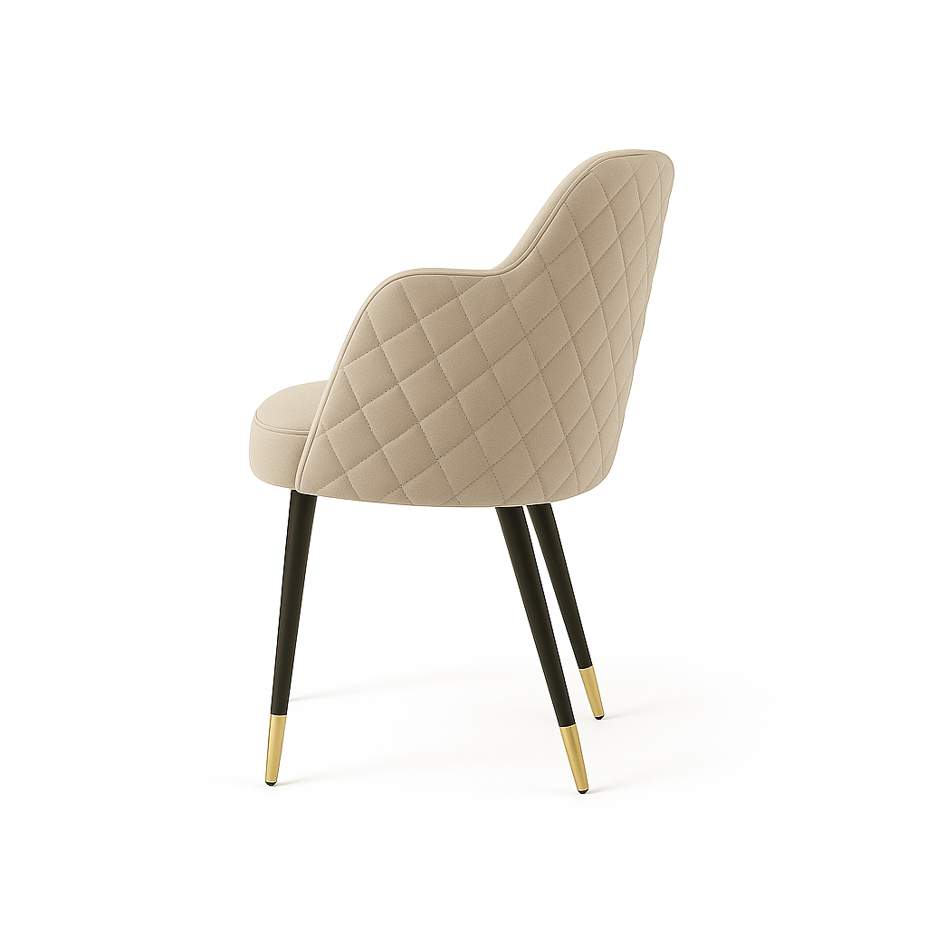 Scaun catifea GALBENA | model PINO X