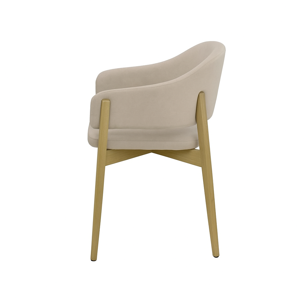 Scaun catifea BEJ | model ALMA