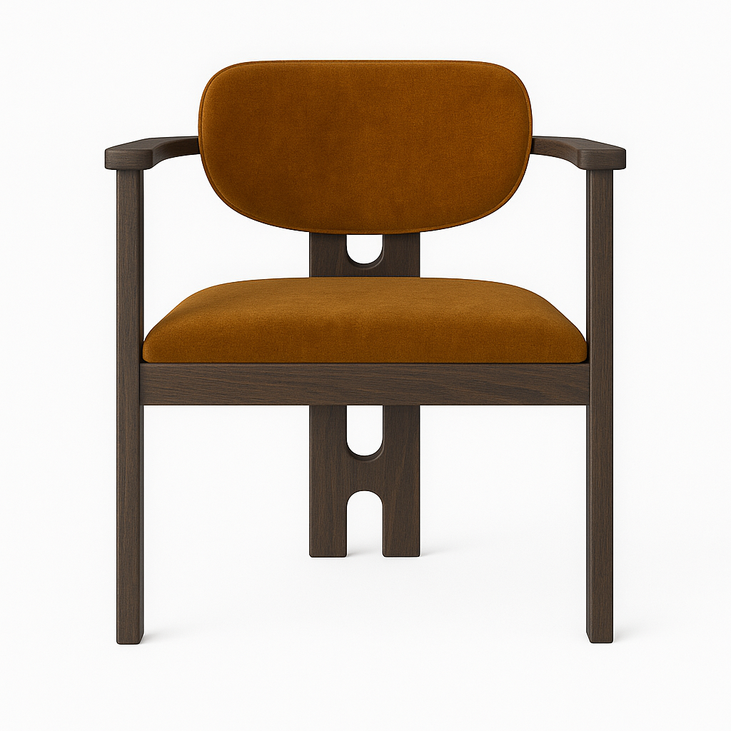 Scaun catifea VERDE | model DORIAN ARM